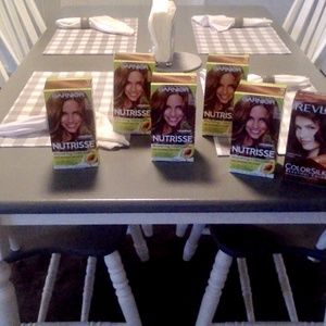 5 Garnier Hair Color #63 + 1 Revlon Colorsilk #46 NEW